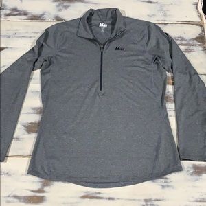 REI mid zipper long sleeve
